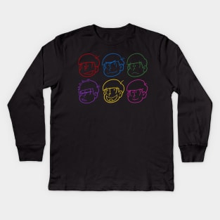 Neon Matsus Kids Long Sleeve T-Shirt